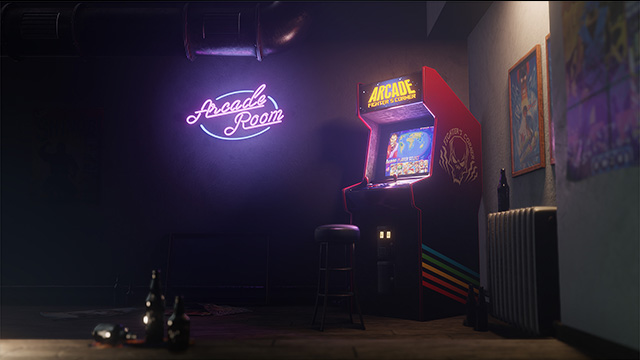 Arcade Room: A scene from the past.